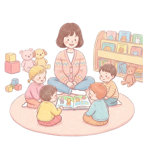 Happy educators working with children - join our team